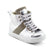 Hero Image for BRIGHTY AVA silver high-top sneakers